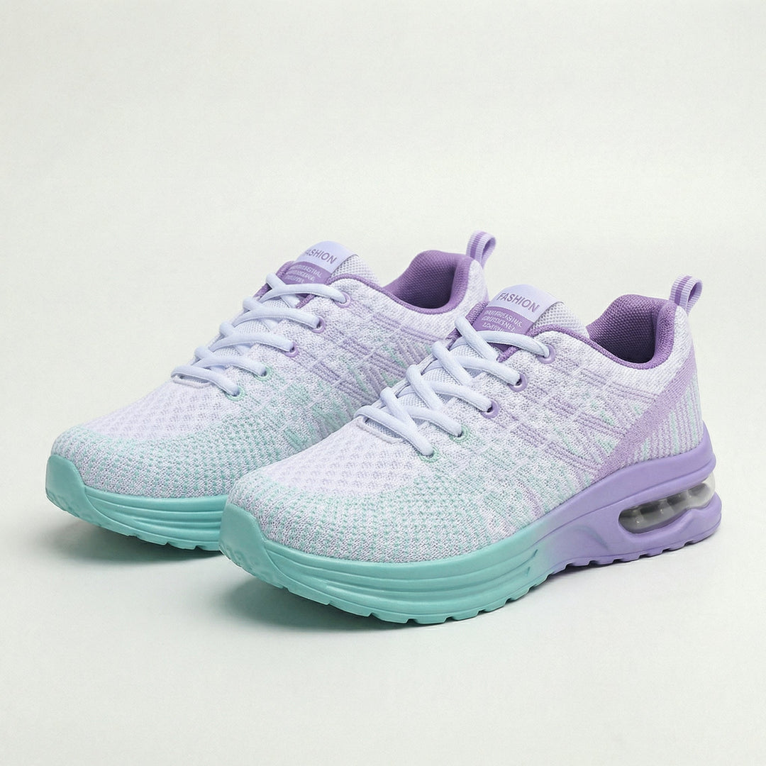 Hildastep Orthopedic Shoes Violet Turquoise for Women - View 1