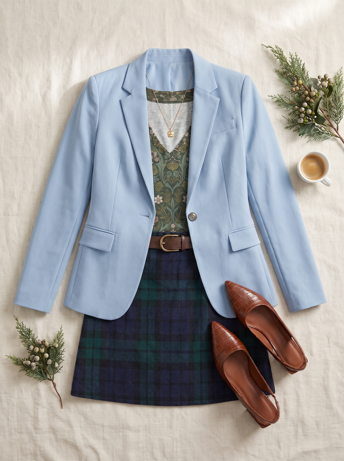 The Boardroom Look flat lay