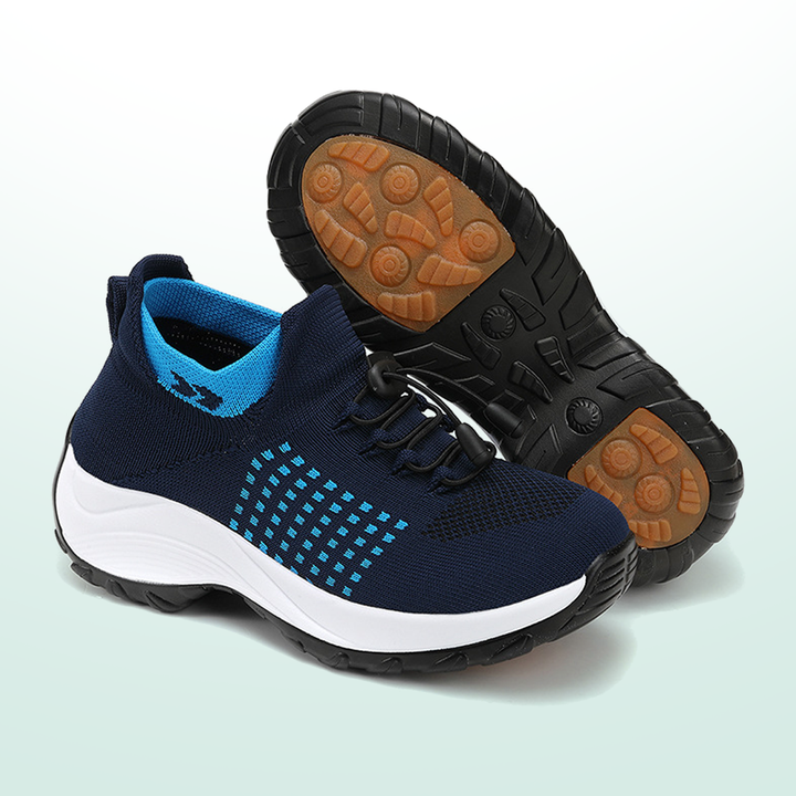 Ambulo Orthopedic Shoes Navy Blue for Women - View 4