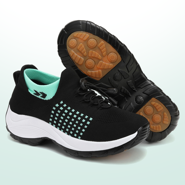 Ambulo Orthopedic Shoes Green Black for Women - View 6