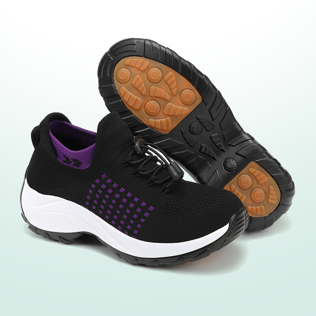 Ambulo Orthopedic Shoes Purple Black for Women - View 10
