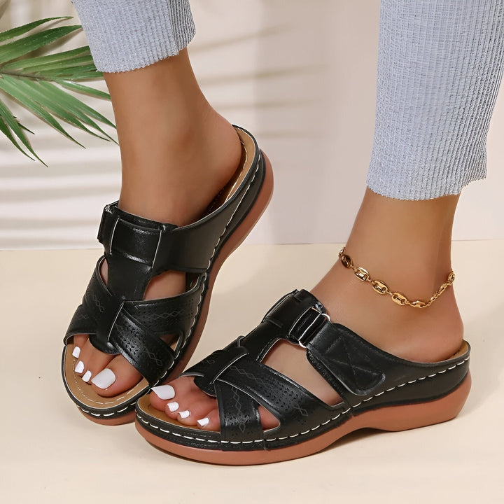 Piper® | Vintage orthopedic wedge sandal