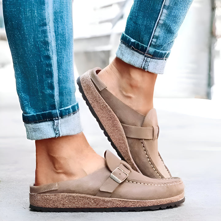 Elena® | Orthopedic moccasin sandals