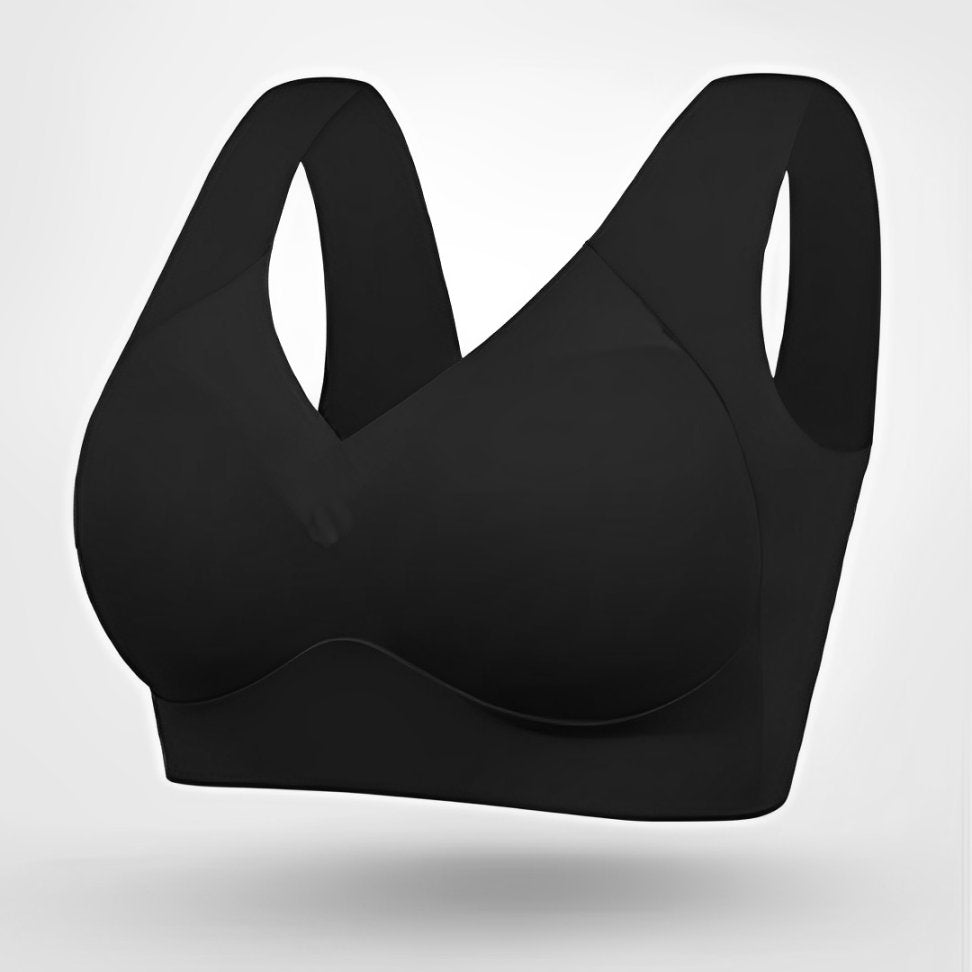 Rosie | Plus Size Wireless Bra V-Neck Moulded Cup Pull-On - Women's Plus Size | Nancy Callen Fashion