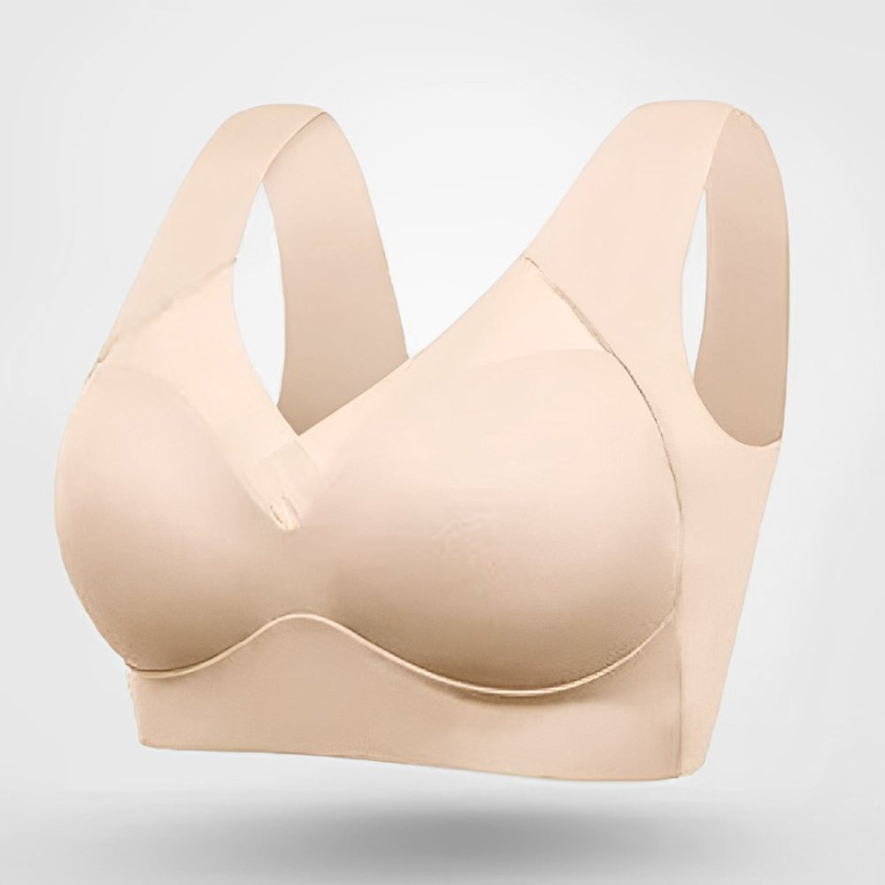 Rosie | Plus Size Wireless Bra V-Neck Moulded Cup Pull-On - Women's Plus Size | Nancy Callen Fashion