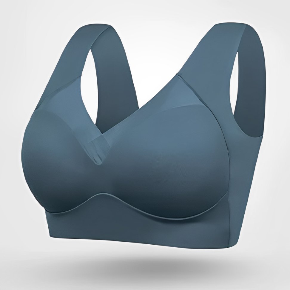Rosie | Plus Size Wireless Bra V-Neck Moulded Cup Pull-On - Women&
