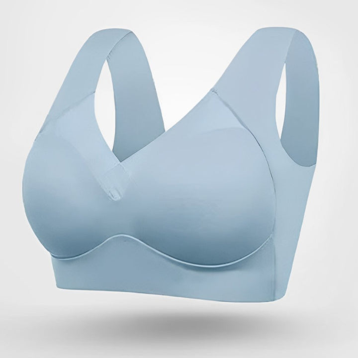 Rosie | Plus Size Wireless Bra V-Neck Moulded Cup Pull-On - Women&