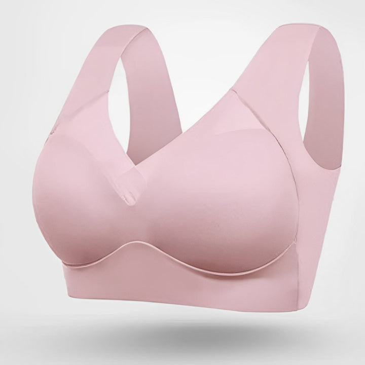 Rosie | Plus Size Wireless Bra V-Neck Moulded Cup Pull-On - Women&