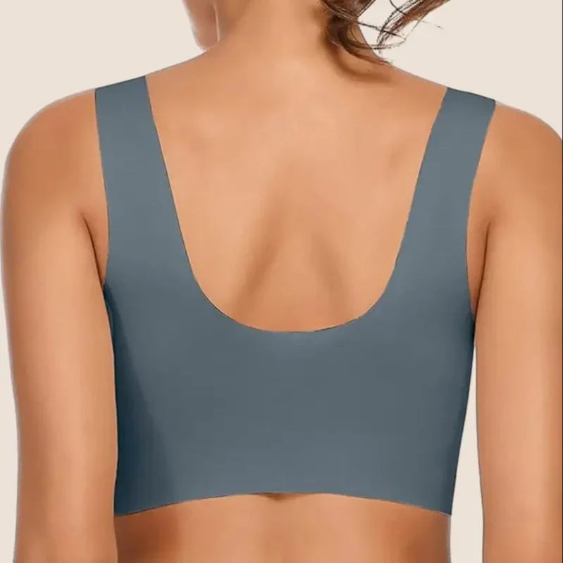 Rosie | Plus Size Wireless Bra V-Neck Moulded Cup Pull-On - Women&