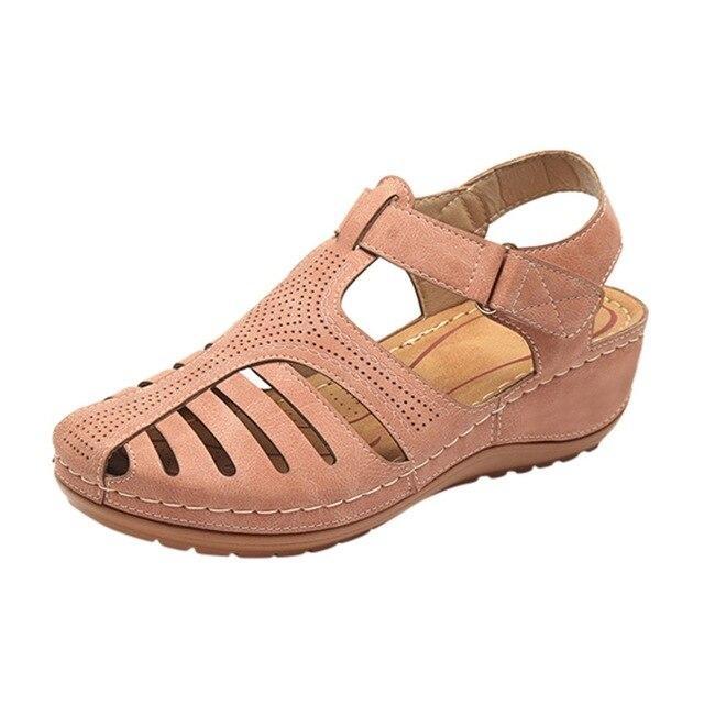 Lourdes® | Breathable Orthopedic Sandal With Low Heel And Corrective Function