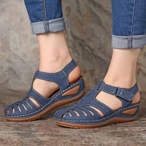 Lourdes® | Breathable Orthopedic Sandal With Low Heel And Corrective Function