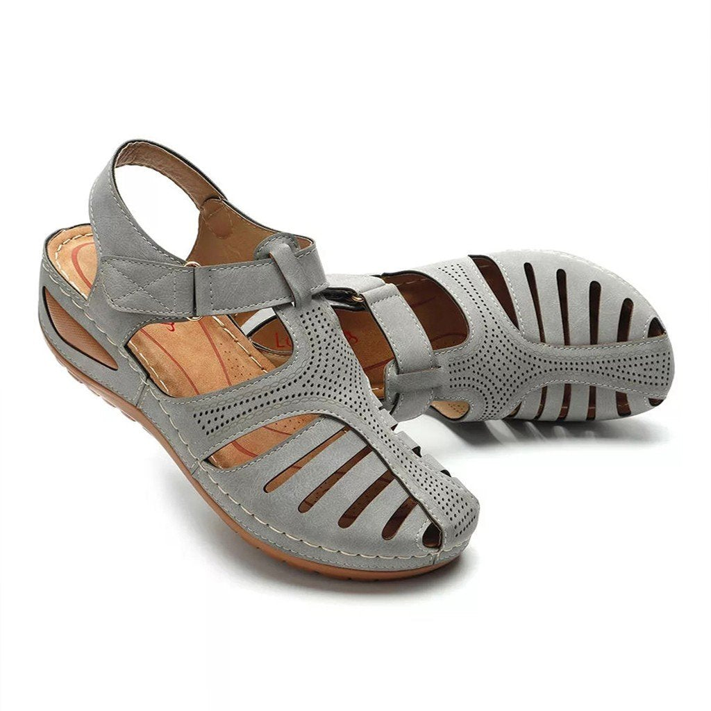 Mary® | Breathable Orthopedic Sandal With Low Heel And Correction Function