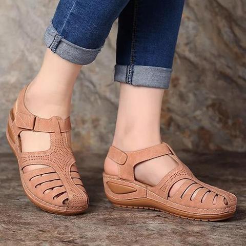 Mary® | Breathable Orthopedic Sandal With Low Heel And Correction Function