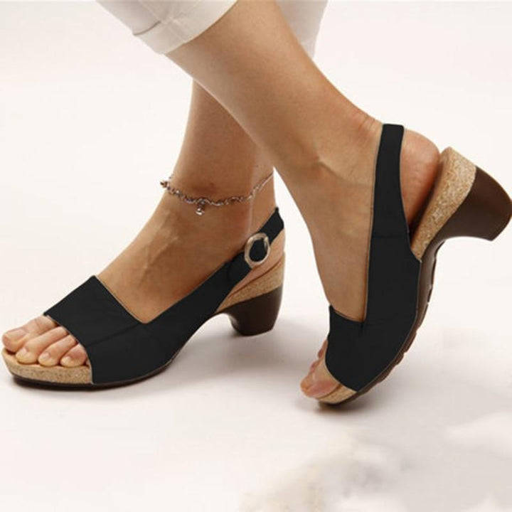 Michelle® | Heel Elegant Sandal With Extremely Stable Support Despite The Heel