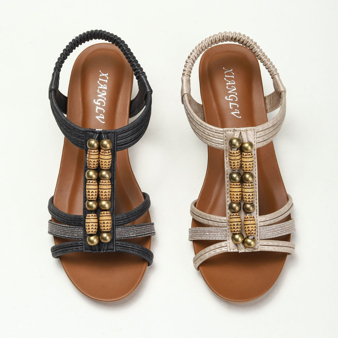 Valentina Boho Wedge Sandals for Women | Vacation Platform Summer
