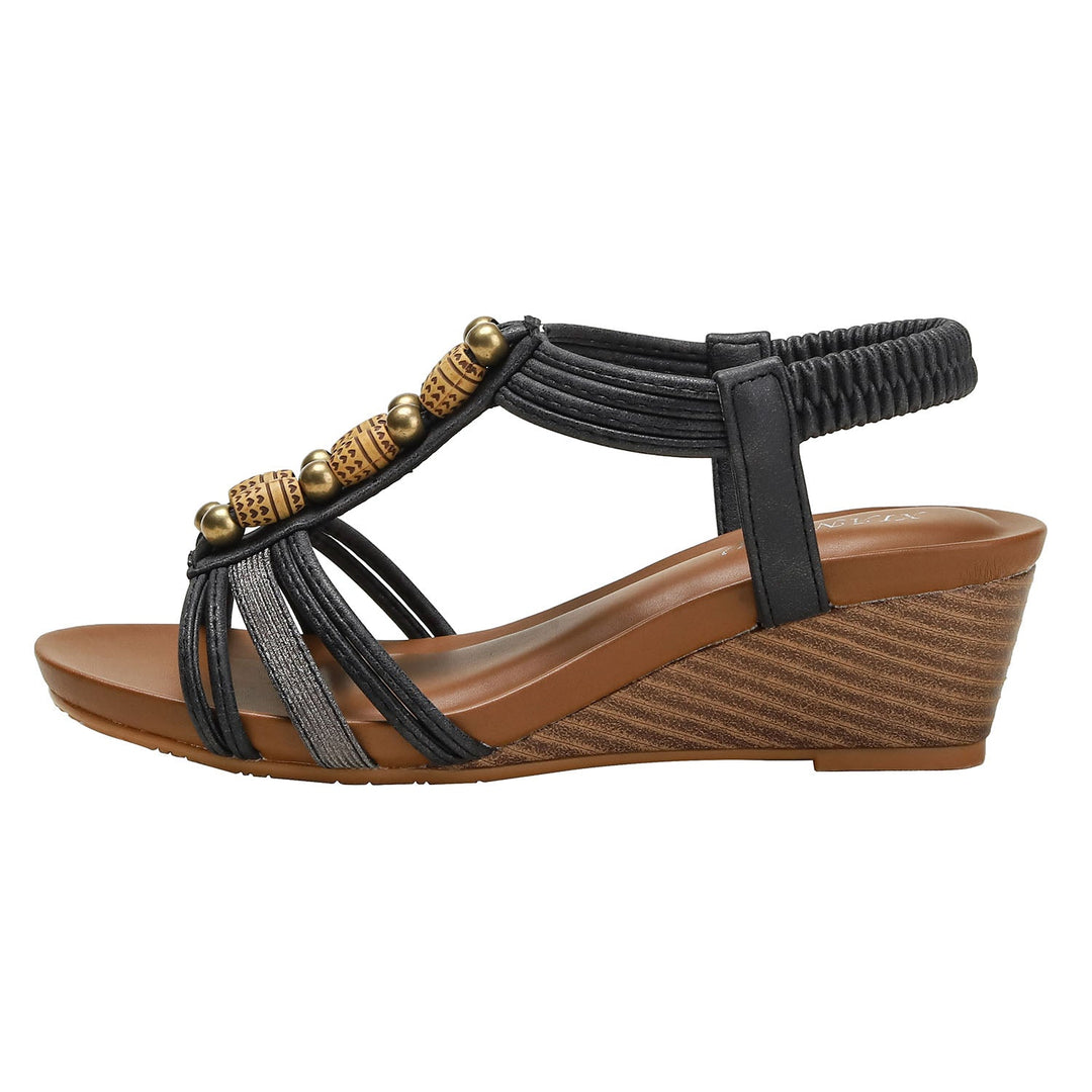 Valentina Boho Wedge Sandals for Women | Vacation Platform Summer