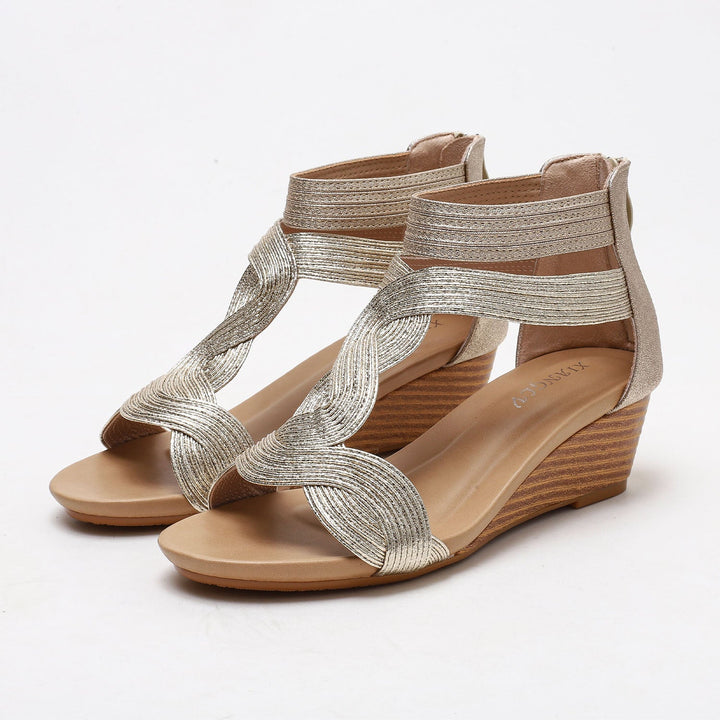Seraphina Soft Wedge Sandals for Women | Bohemian Fashion Platform