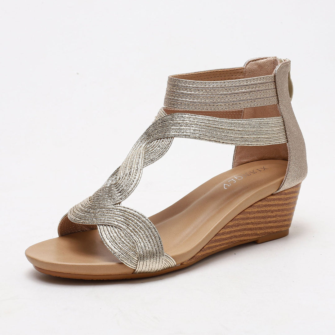 Seraphina Soft Wedge Sandals for Women | Bohemian Fashion Platform