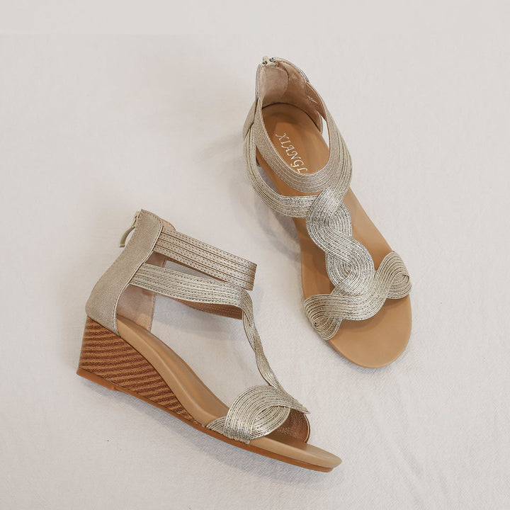Seraphina Soft Wedge Sandals for Women | Bohemian Fashion Platform