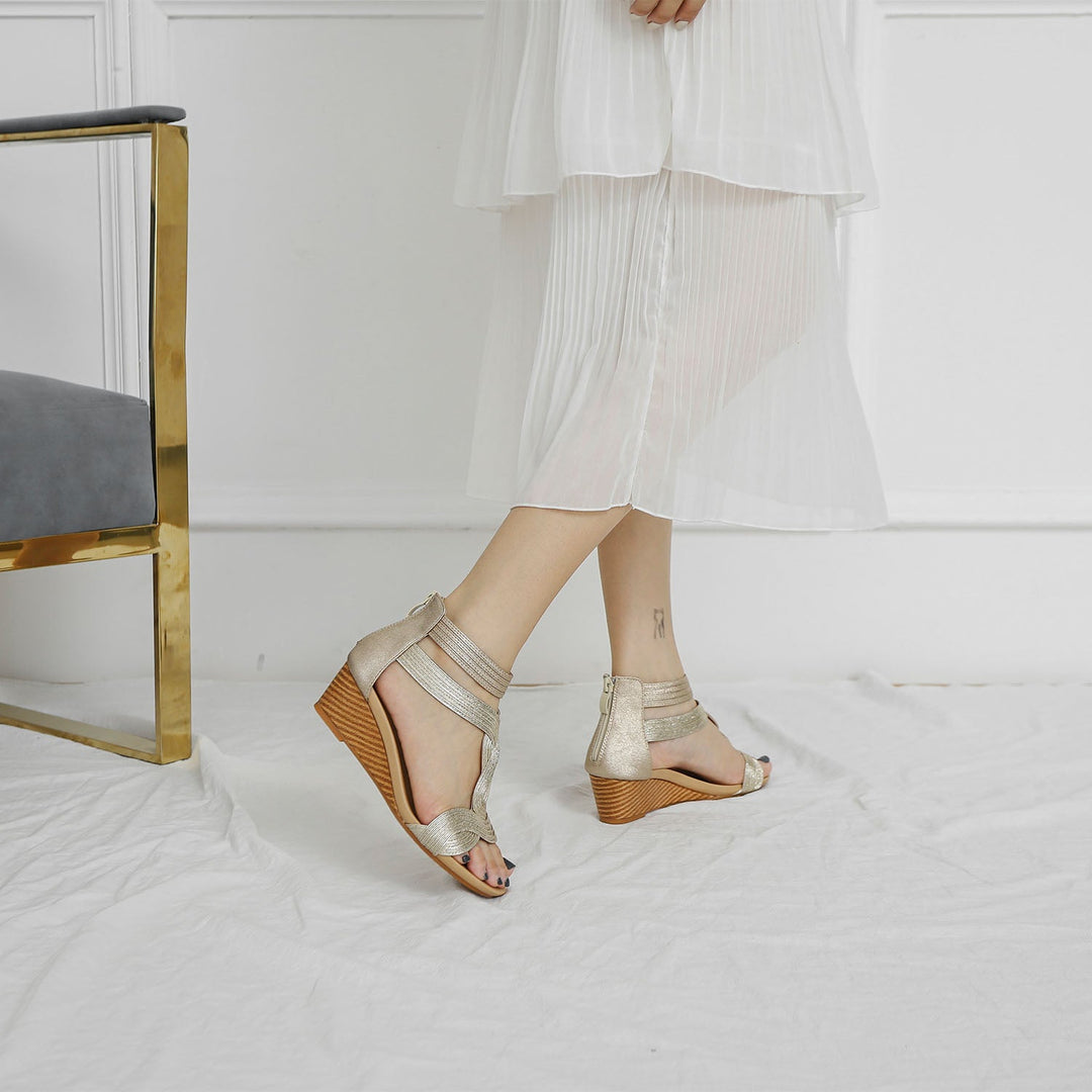 Seraphina Soft Wedge Sandals for Women | Bohemian Fashion Platform