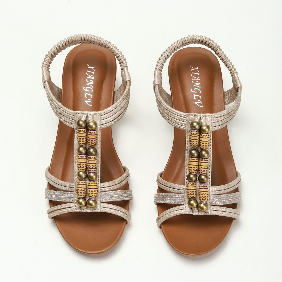 Valentina Boho Wedge Sandals for Women | Vacation Platform Summer
