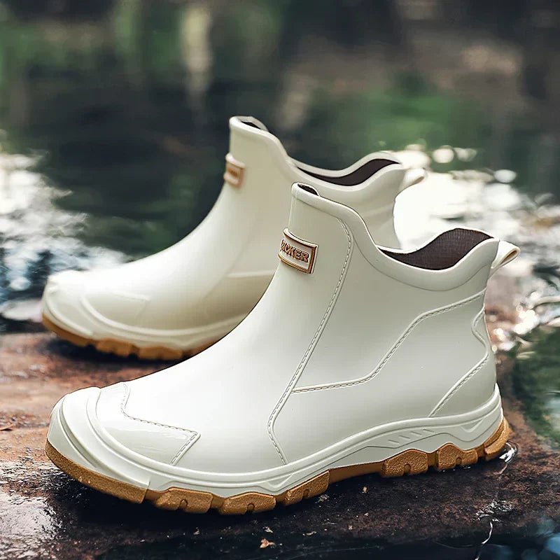 Lily | Waterproof Boots Ankle Chelsea Style Slip-On Rain - Women's Ankle Boots | Nancy Callen Fashion