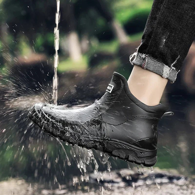 Lily | Waterproof Boots Ankle Chelsea Style Slip-On Rain - Women&
