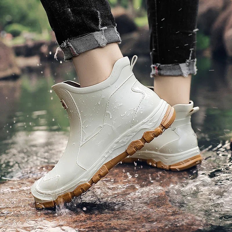 Lily | Waterproof Boots Ankle Chelsea Style Slip-On Rain - Women&
