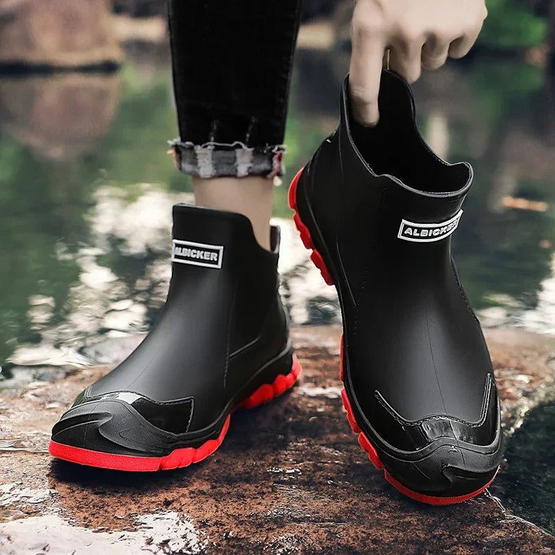 Lily | Waterproof Boots Ankle Chelsea Style Slip-On Rain - Women&