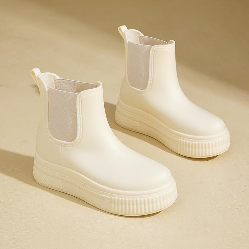 Scarlett | Waterproof Boots Chelsea Platform Rain Ankle - Women&