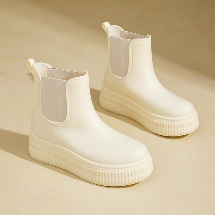 Scarlett | Waterproof Boots Chelsea Platform Rain Ankle - Women&
