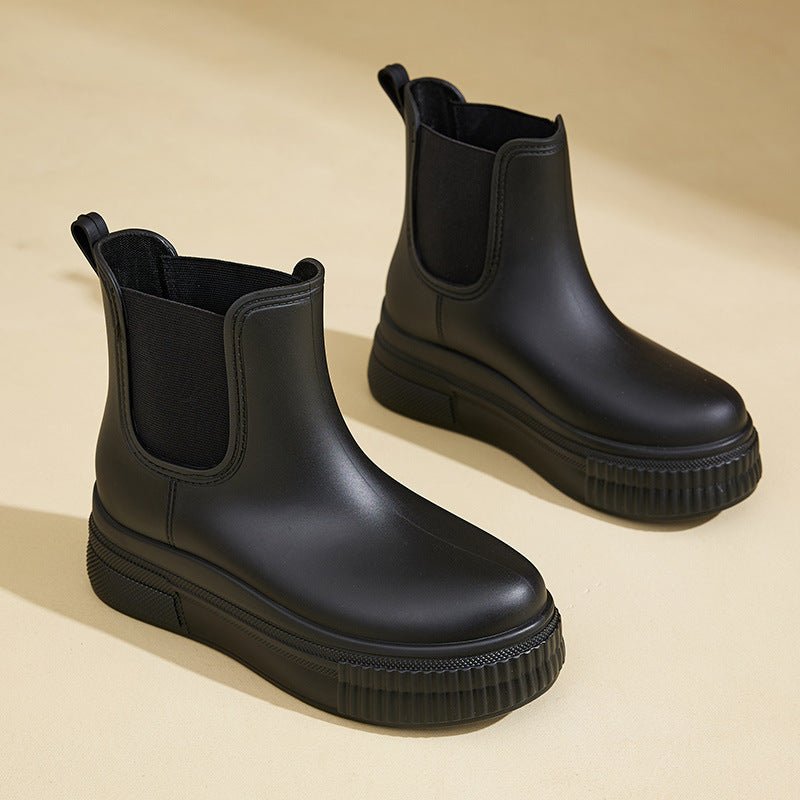Scarlett | Waterproof Boots Chelsea Platform Rain Ankle - Women&