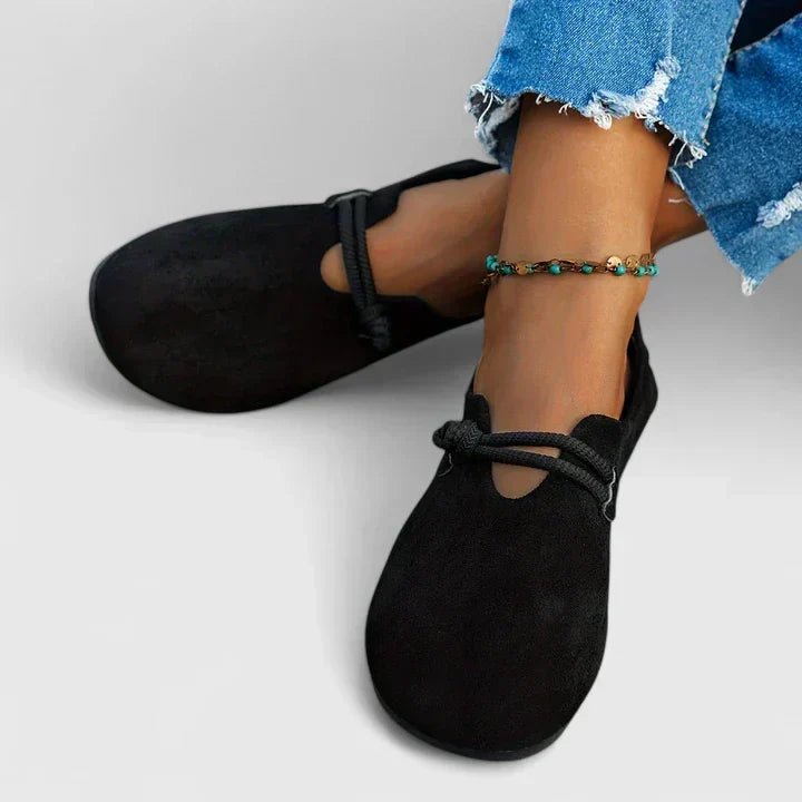 Ivy | Women's Loafers Round Toe Rope Detail Slip-On Flat - Women's Slip-On Loafers | Nancy Callen Fashion
