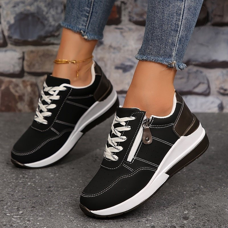 Mia | Women's Orthopedic Trainers Lace-Up Low-Cut Comfort - Women's Low-Cut Trainers | Nancy Callen Fashion