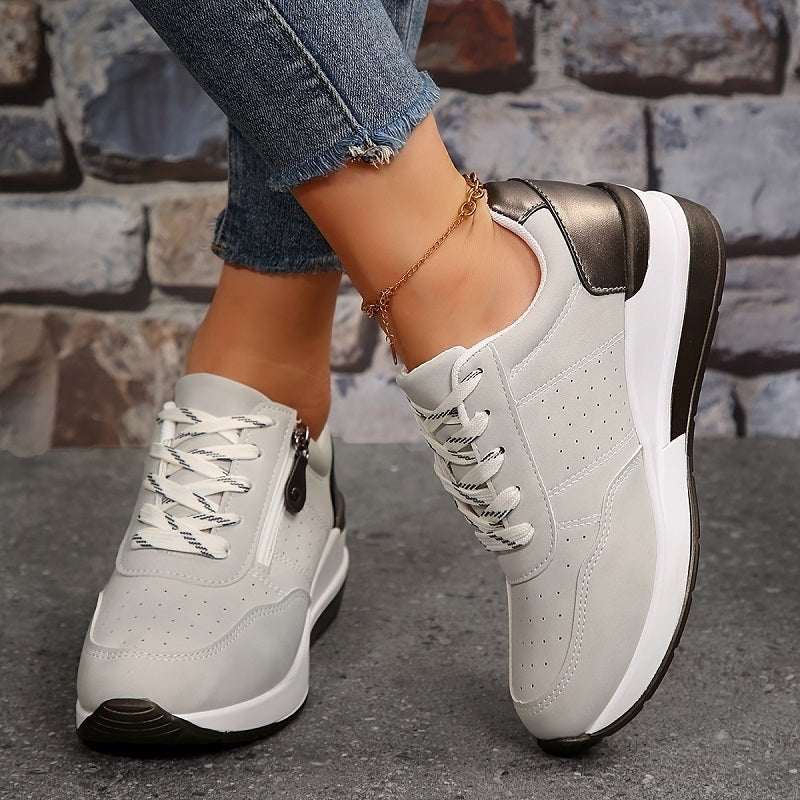 Mia | Women's Orthopedic Trainers Lace-Up Low-Cut Comfort - Women's Low-Cut Trainers | Nancy Callen Fashion