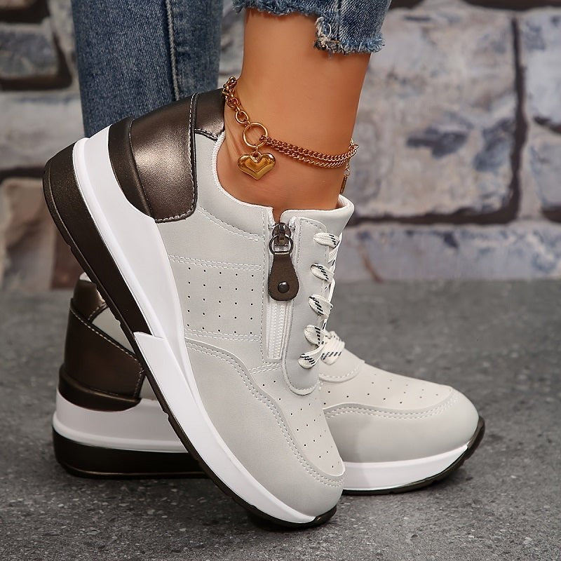 Mia | Women's Orthopedic Trainers Lace-Up Low-Cut Comfort - Women's Low-Cut Trainers | Nancy Callen Fashion