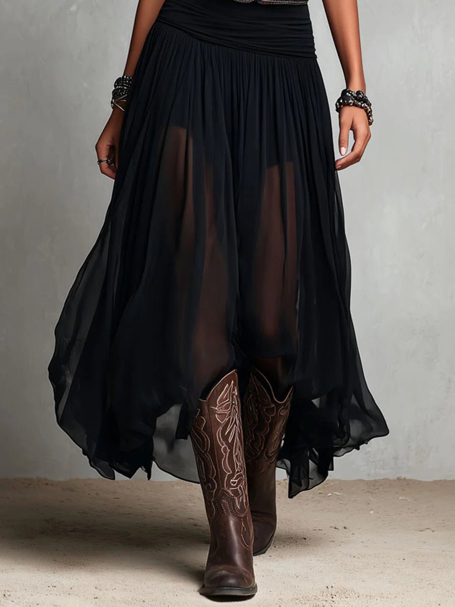 Grace | Women's Sleeveless Boho V-Neck Maxi Dress